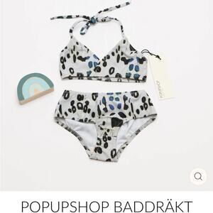 POPUPSHOP BADDRÄKT baby bikini new w/tags size 12m